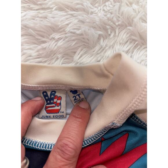 Junk Food Boys sz. 2T Mickey Mouse rashguard. Cute, fun - Picture 3 of 6